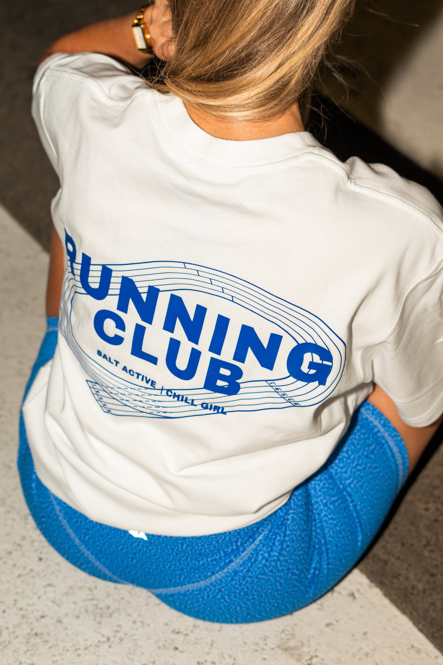 Chill Girl Run Club x Salt Active Tee